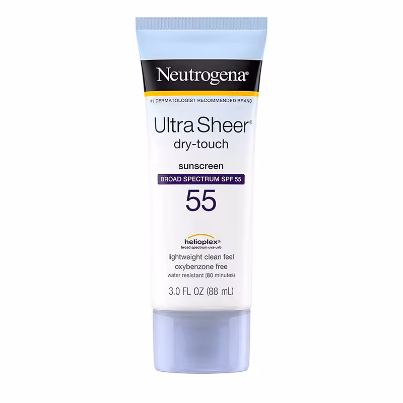 کرم ضدآفتاب اولترا شیر درای تاچ نیتروژنا Neutrogena SPF 55