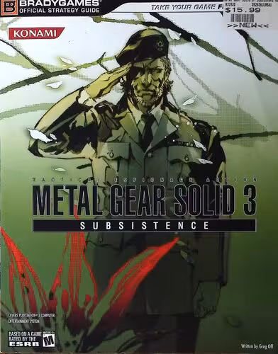 خرید و دانلود نسخه کامل کتاب Metal Gear Solid 3: Subsistence Official Strategy Guide
