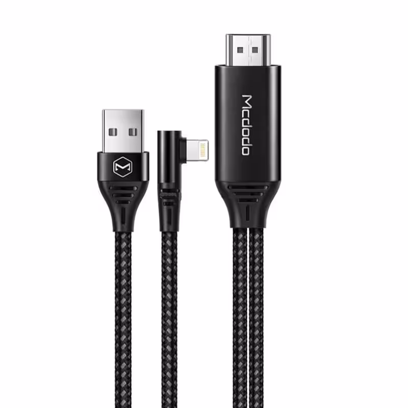 کابل تبدیل لایتنینگ به HDMI مک دودو مدل CA-6400 طول 2 متر رزولوشن 4K