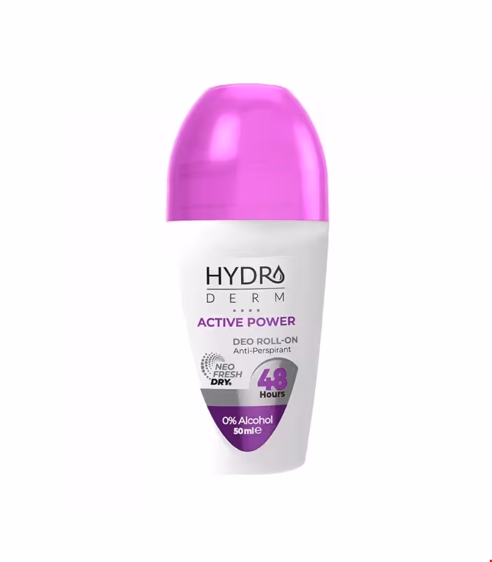 رول ضد تعریق زنانه Active Power هیدرودرم 50 میلی لیتری