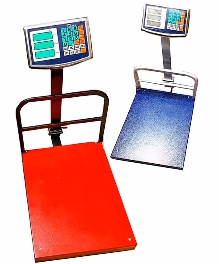 باسکول 300 کیلویی تاشو محک گارددار مدل کیبورد استیل ا MAHHAK
