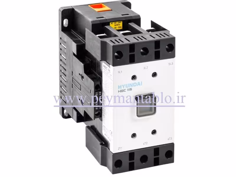 کنتاکتور 115 آمپر،60 کیلو وات، 100V-240V AC / 110V-220V DC