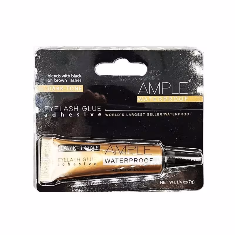 چسب مژه امپل تیوپی مدل Golden Rose مشکی Dark حجم 7 گرم - وکیومی