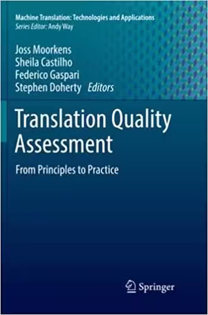 کتاب Translation Quality Assessment From Principles to Practice