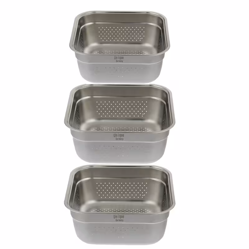 آبکش ایوریا مدل SQUARE 26 &amp; 28 &amp; 30 مجموعه 3 عددی