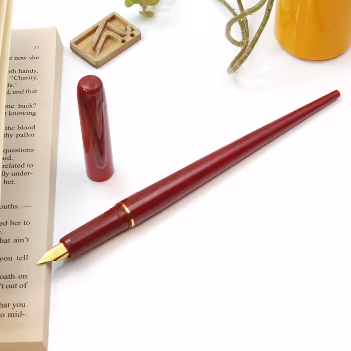 خودنویس پلاتینیوم دسک پن قرمز Platinum Desk pen Red FP