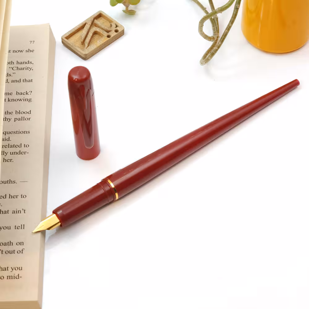 خودنویس پلاتینیوم دسک پن قرمز Platinum Desk pen Red FP
