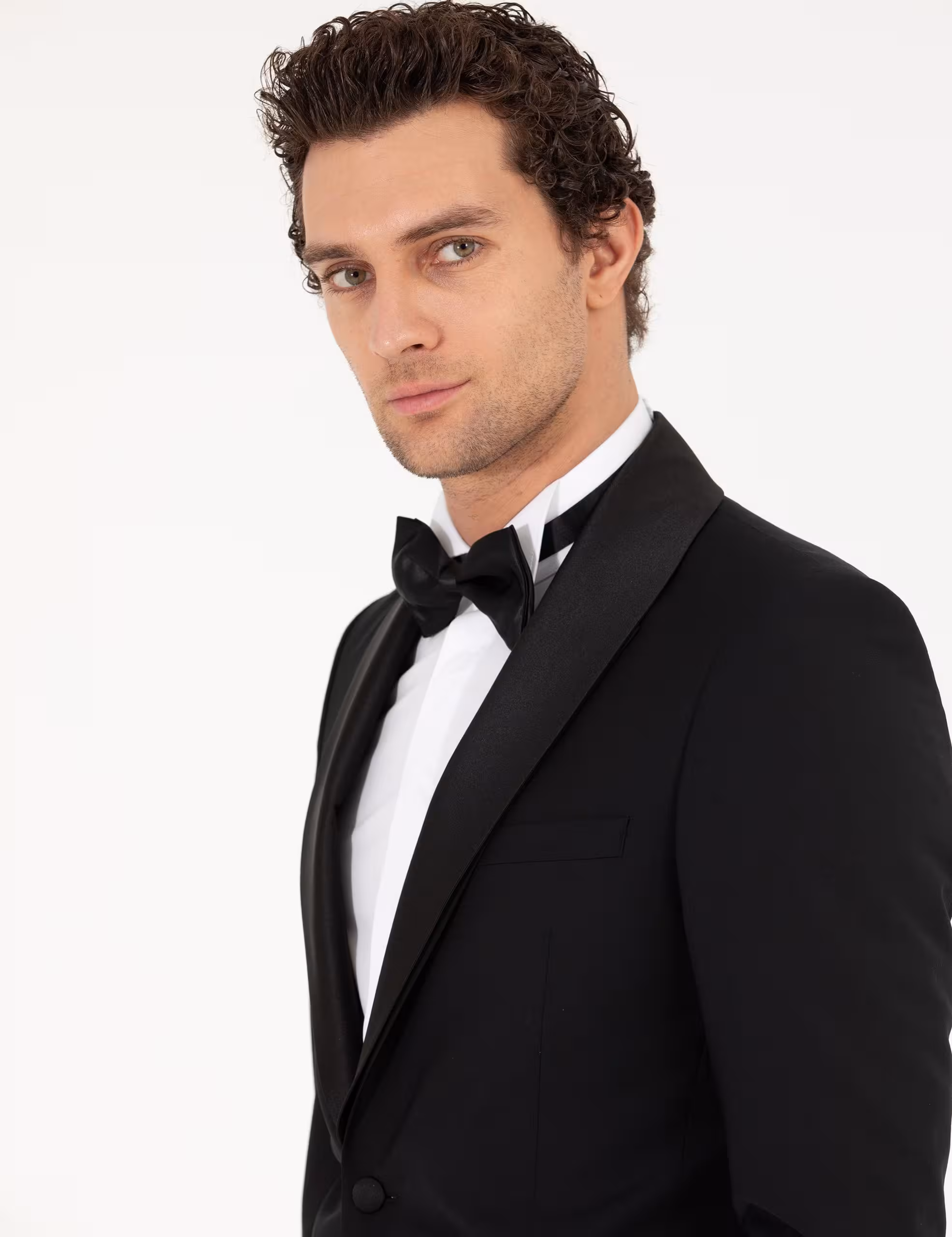 کت و شلوار مردانه مشکی کاشارل