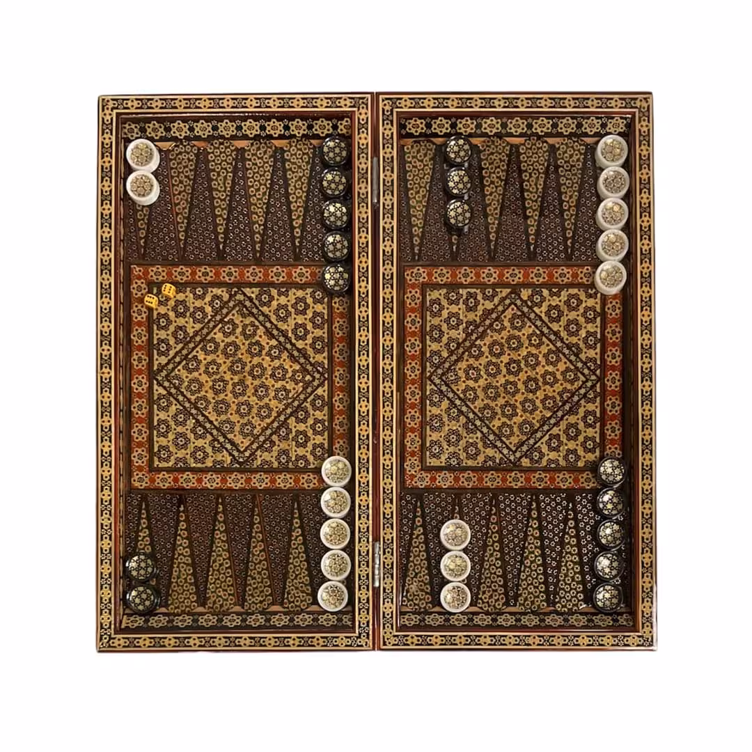 تخته نرد تمام خاتم کد 4756