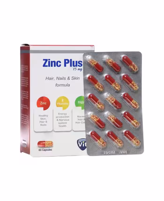 کپسول زینک پلاس 15 میلی گرم استار ویت 60 عددی