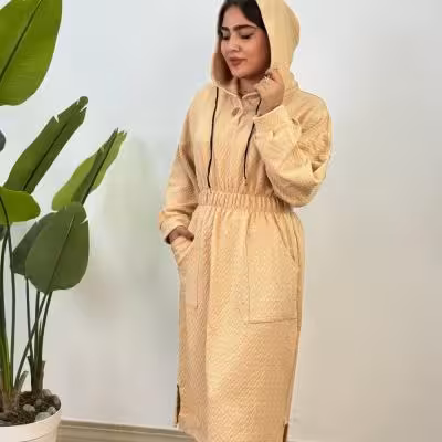 کفتان کمرکش کلاهدار