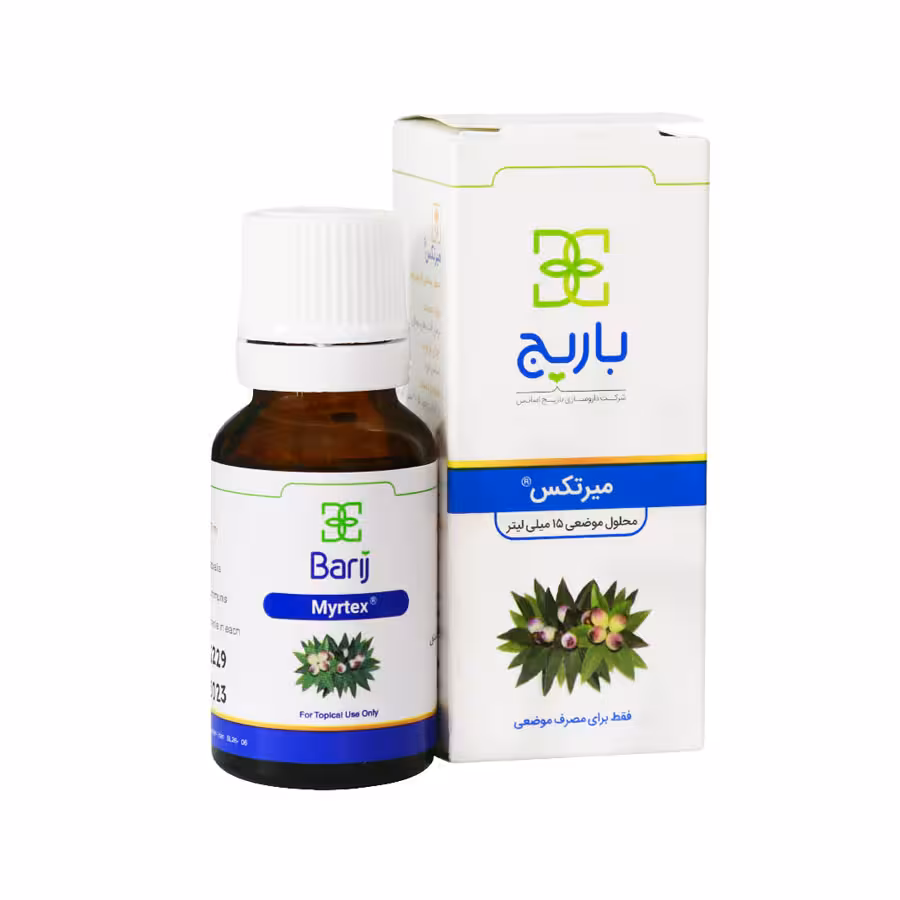 محلول موضعی میرتکس باریج اسانس 15 میلی لیتر