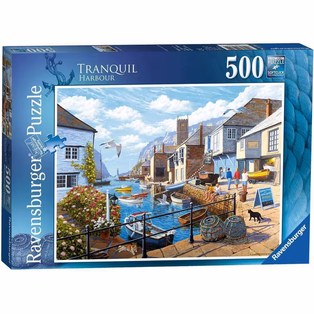 پازل 500 قطعه Ravensburger طرح بندر آرام
