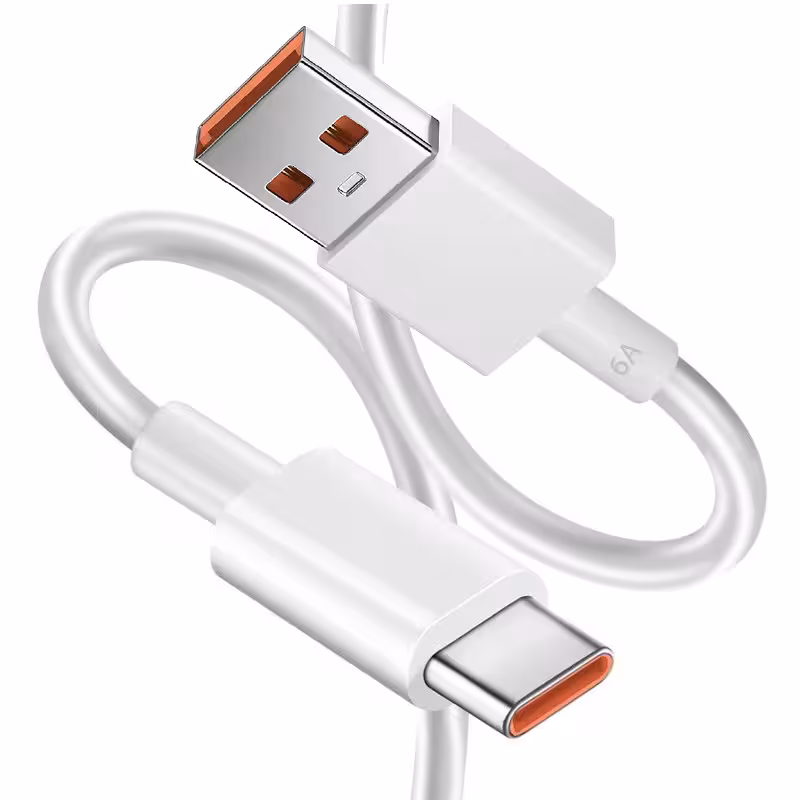کابل تبدیل USB به USB-C مدل Turbo 6A به طول 1 متر