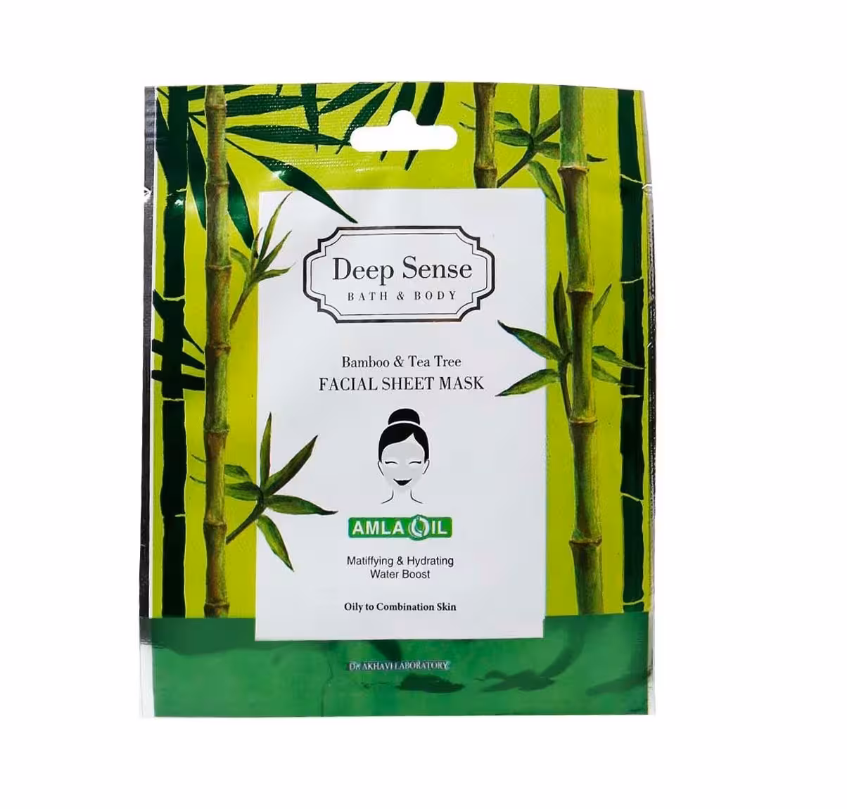 ماسک صورت نقابی دیپ سنس مدل بامبو و درخت چای 25ml