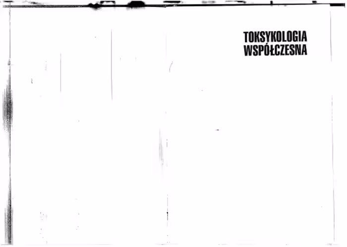 خرید و دانلود نسخه کامل کتاب Toksykologia współczesna