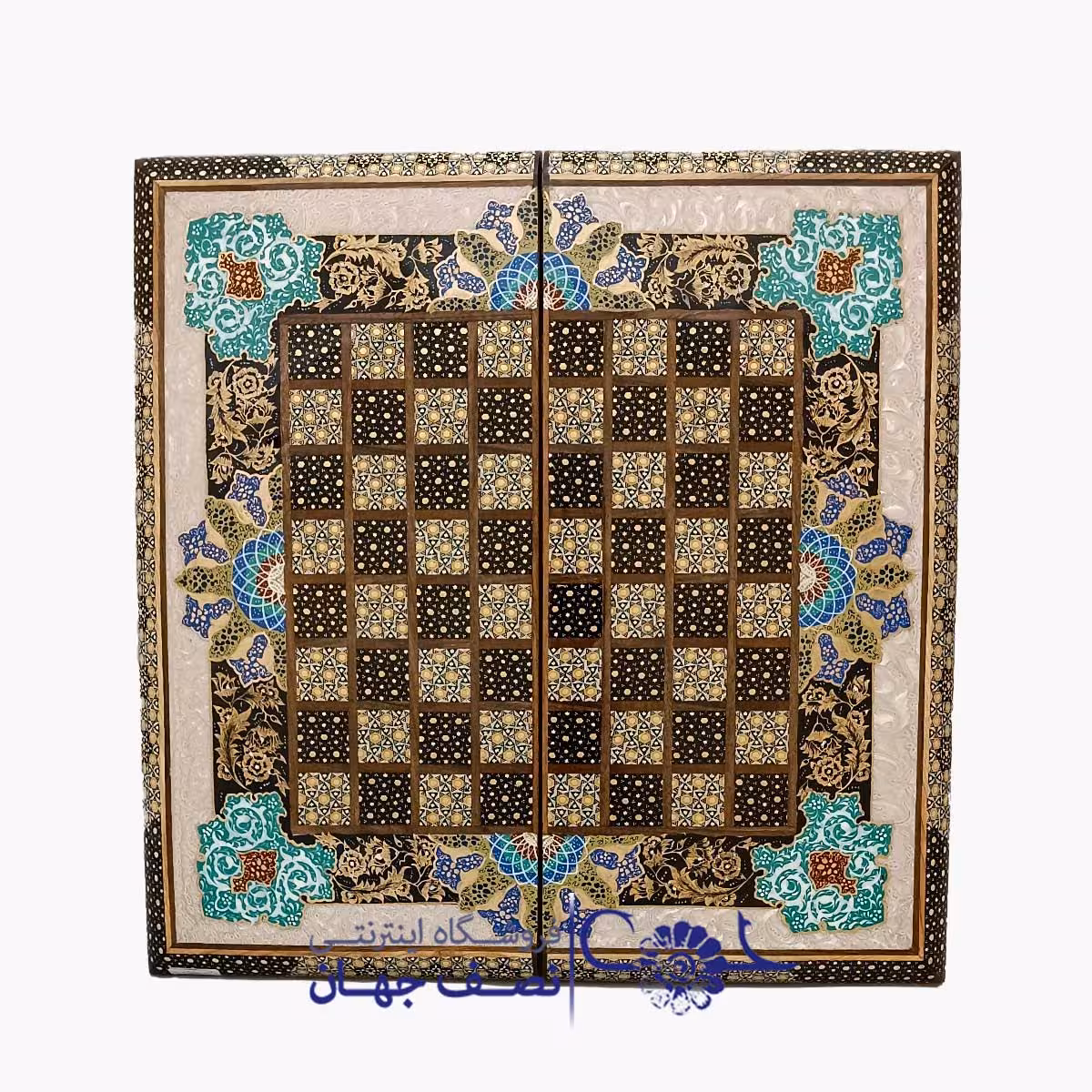 تخته نرد و شطرنج 50 سانتی تشعیر کدt504