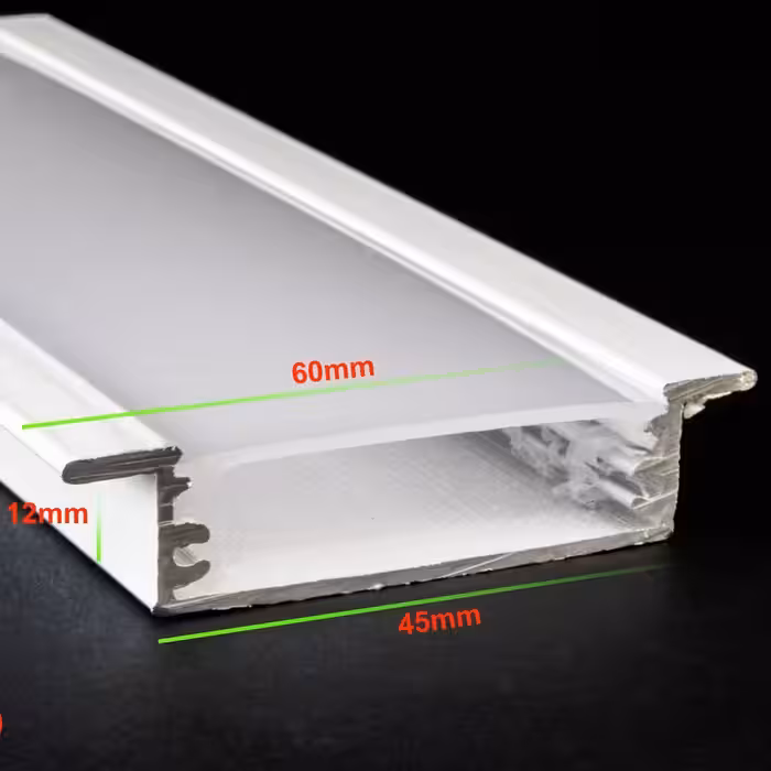 پروفیل لاین نوری کد B25 مشکی و سفید  چراغ خطی لاینر.(ارسال با باربری و هزینه ارسال بصورت پس کرایه میباشد)