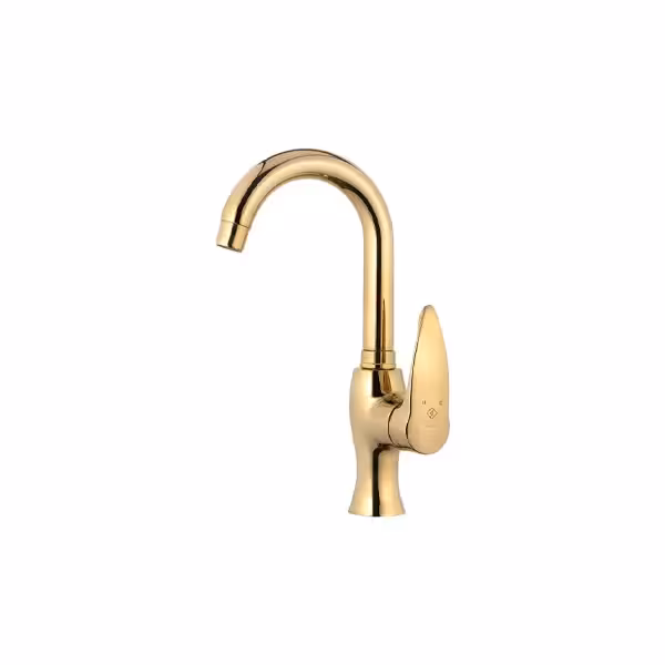 شیر روشویی اهرمی متحرک کاویان مدل پروانه طلایی