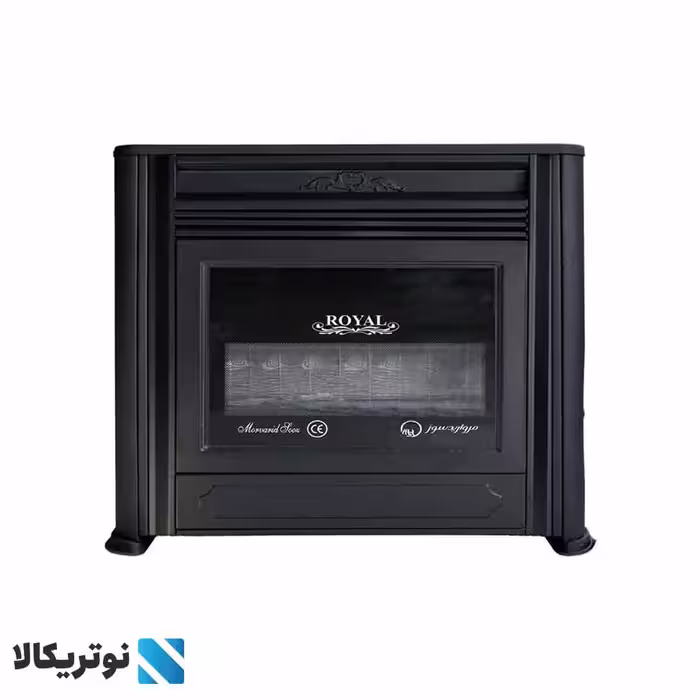 بخاری گازی مروارید سوز شرق طرح شومینه رویال مدل 12000