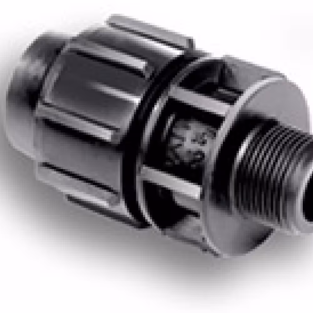 بست نر  پلی اتیلن  پیچی  1*32 پویا