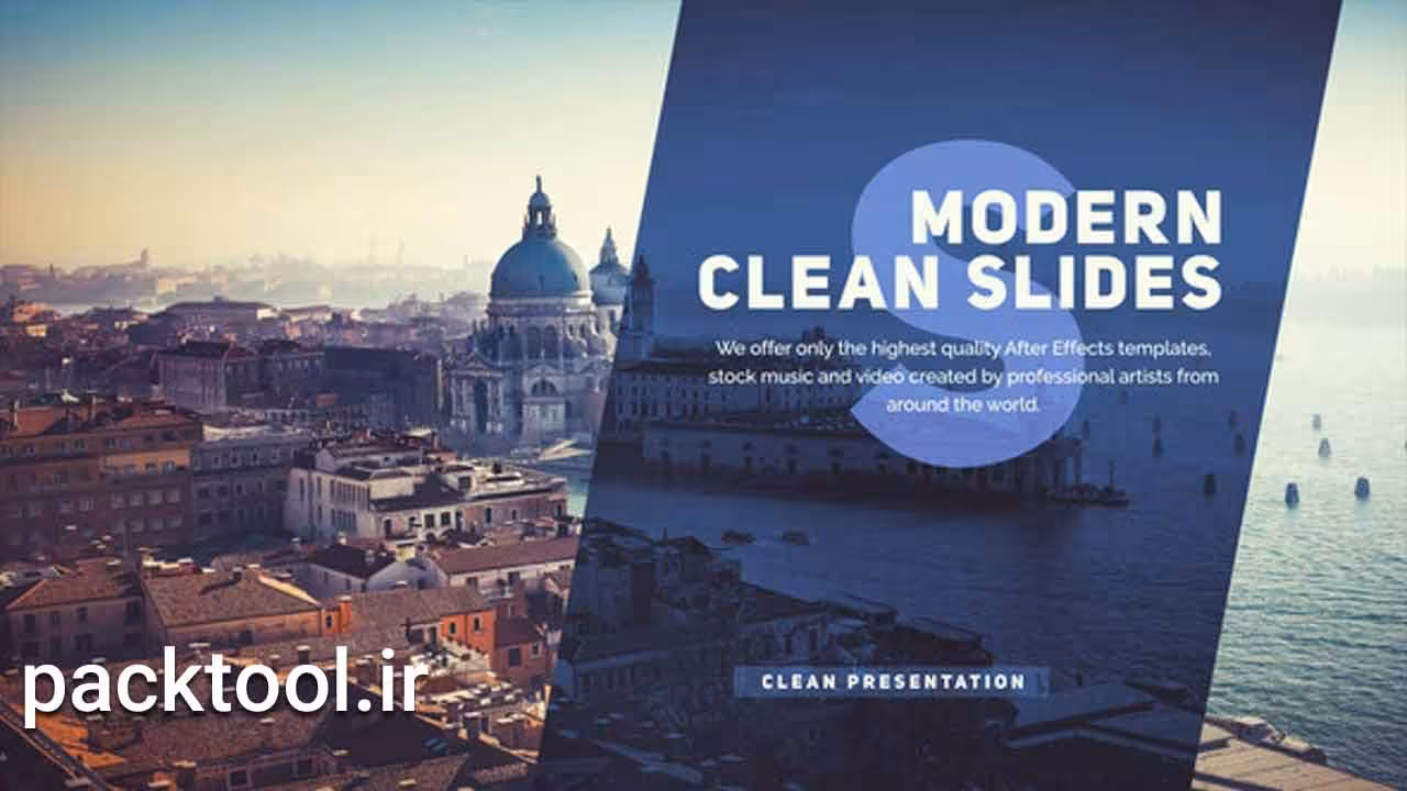 دانلود پروژه آماده پریمیر پرو اسلایدشو مینیمال و ساده Minimal Slideshow - پک تول