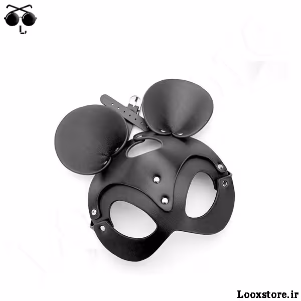 ماسک چهره چرم طرح موش دخترانه