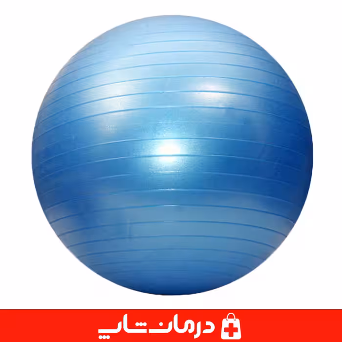 توپ جیم بال ساده به همراه تلمبه سایز 55 توپ فیت نس کیهان