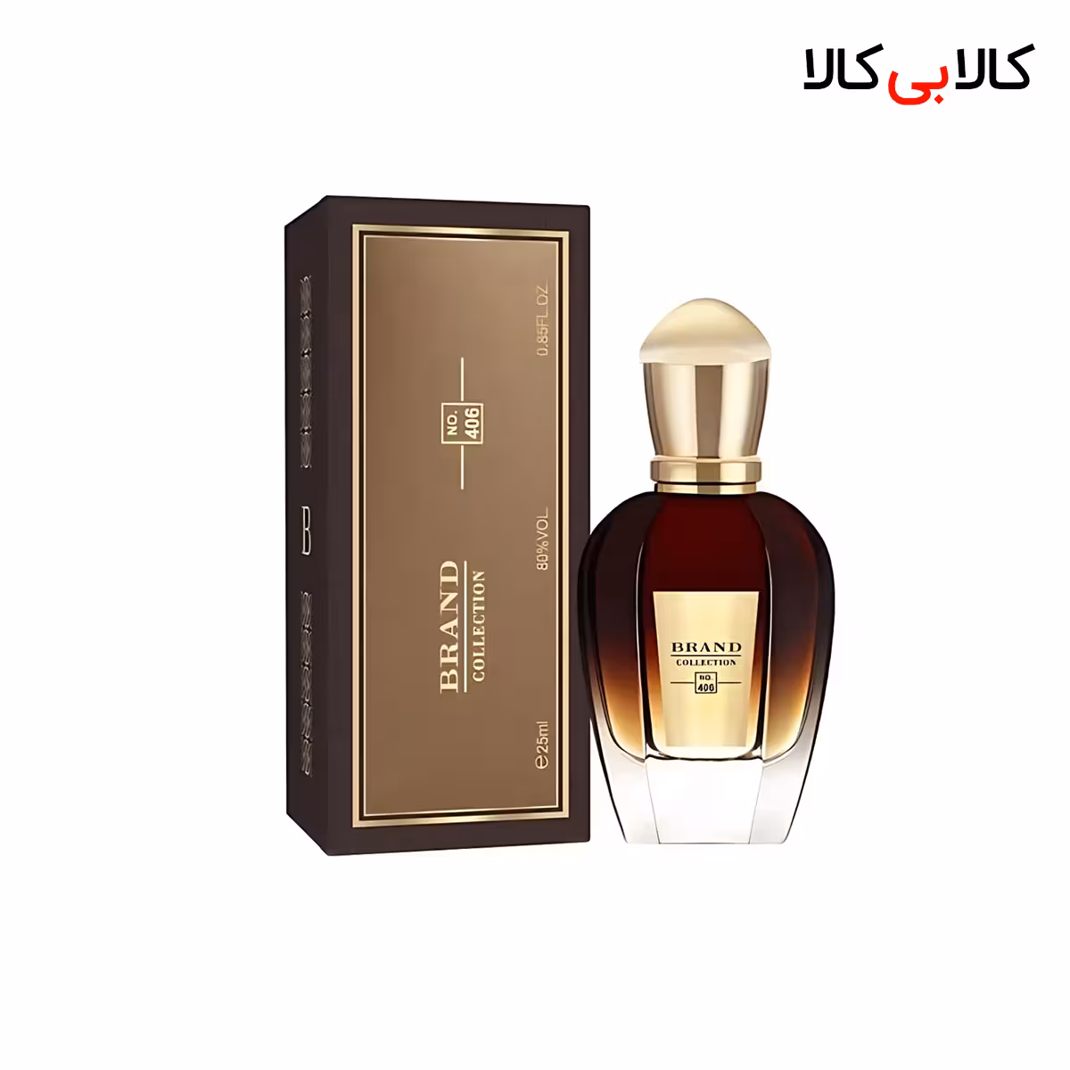 عطر جیبی برند کالکشن کد NO 406 مردانه و زنانه حجم 25 میلی لیتر
