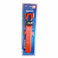 قفل فرمان خودرو بوتنی مدل دوبل تو پر کلید یو U رنگ قرمز و مشکی