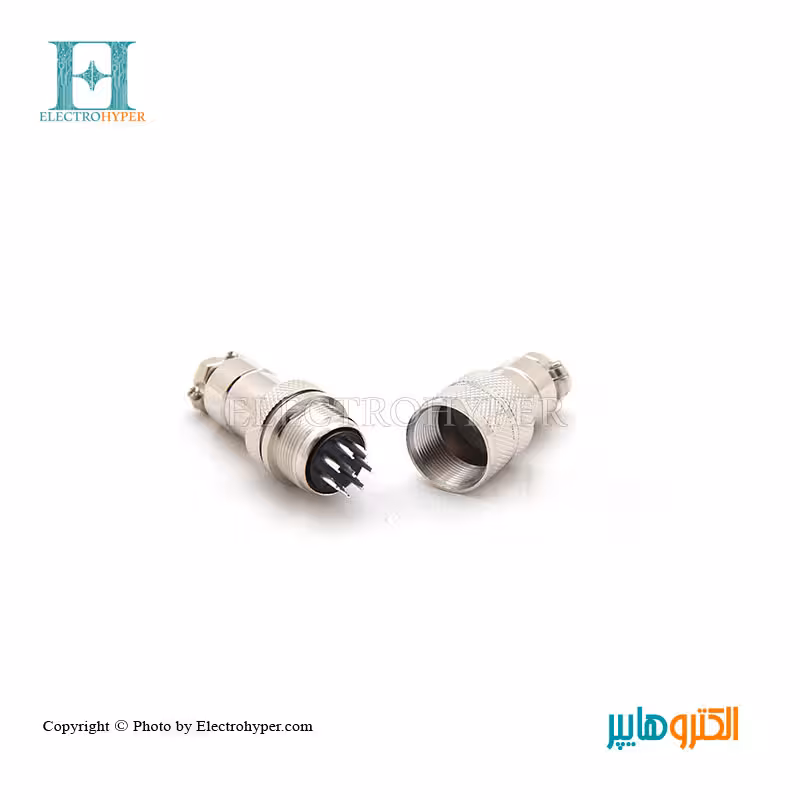 کانکتور نظامی کابلی 8 پین 19mm