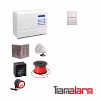 پکیج دزدگیر اماکن باسیم مدل فایروال سیم کارتی و تلفنی F10F1