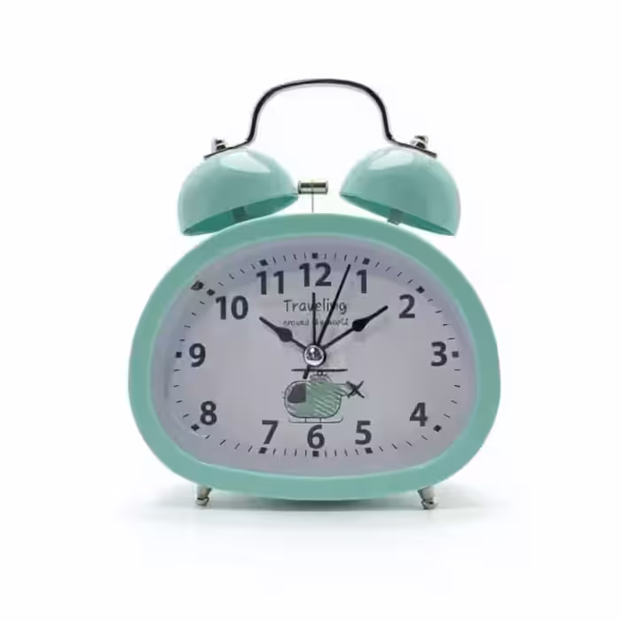 ساعت رو میزی طرح هلی کوپتر سبز