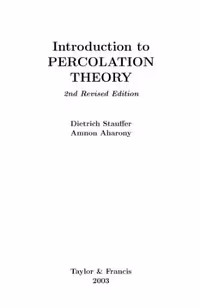 خرید و دانلود نسخه کامل کتاب Introduction to percolation theory