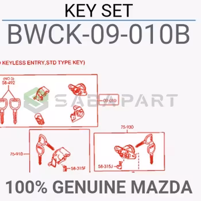 ست سوئیچ کامل مزدا 3 – محصول اصلی