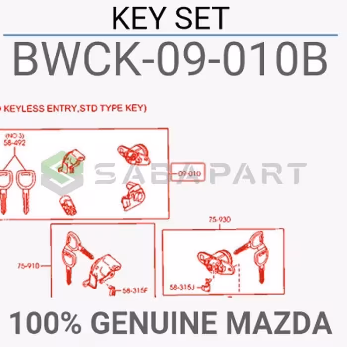 ست سوئیچ کامل مزدا 3 – محصول اصلی