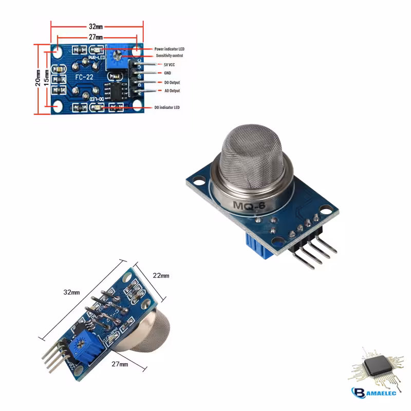 ماژول سنسور گاز MQ6