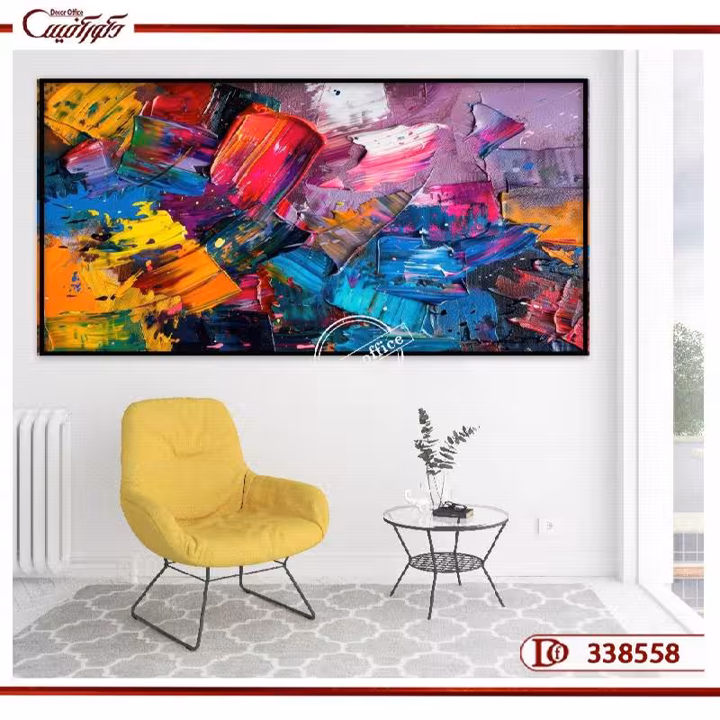 تابلو دکوراتیو انتزاعی E338558