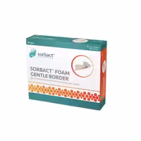 پانسمان فوم سیلیکونی چسبدار سوربکت SORBACT Foam Gentle Border
