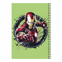 دفتر مشق 80 برگ اس جی مدل آیرون من