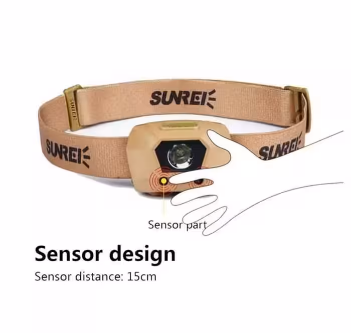 چراغ پیشانی سانری مدل IFISHING LI شارژی