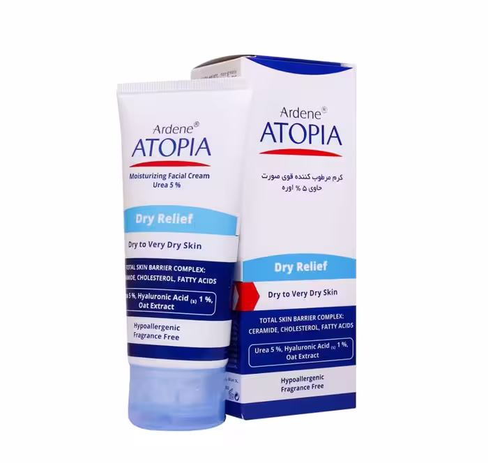 کرم مرطوب کننده قوی صورت اتوپیا آردن حاوی 5% اوره 50ml Dry Relief