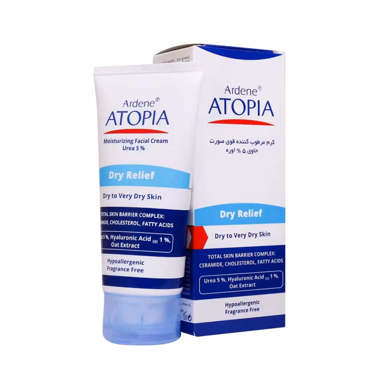 کرم مرطوب کننده قوی صورت اتوپیا آردن حاوی 5% اوره 50ml Dry Relief