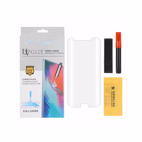 محافظ صفحه نمایش شیشه ای UV مدل Samsung S6 Edge