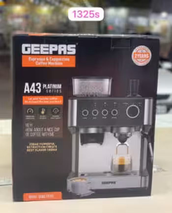 اسپرسو حرفه‌ای با آسیاب جیپاس مدل 1325 | Gipass Espresso 1325