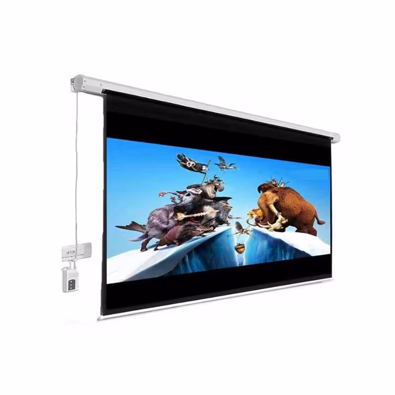 Scope 180x180 Electric Projection Screen