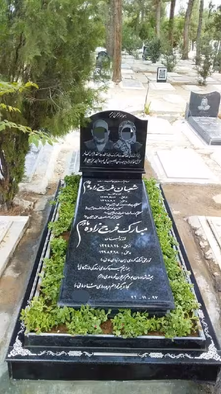 سنگ قبر گرانيت گرید ۱کد23011