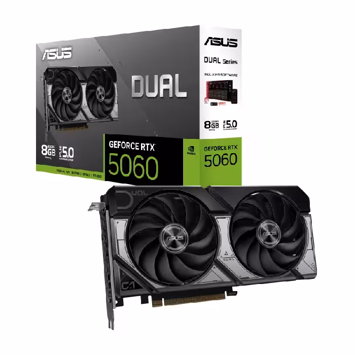 کارت گرافیک ایسوس مدل Dual GeForce RTX 5060 8GB GDDR7