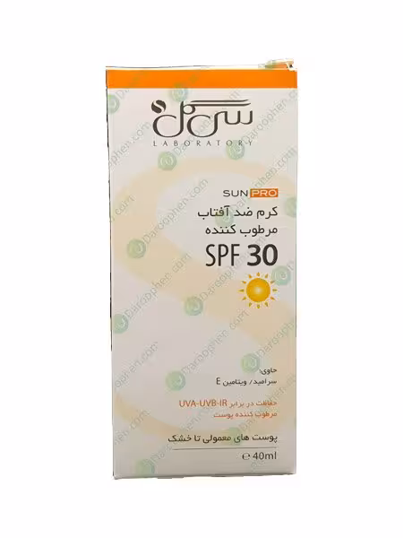 کرم ضد آفتاب مرطوب کننده SPF30 سی گل   Sunscreen Moisturizing Cream SPF30 Seagull