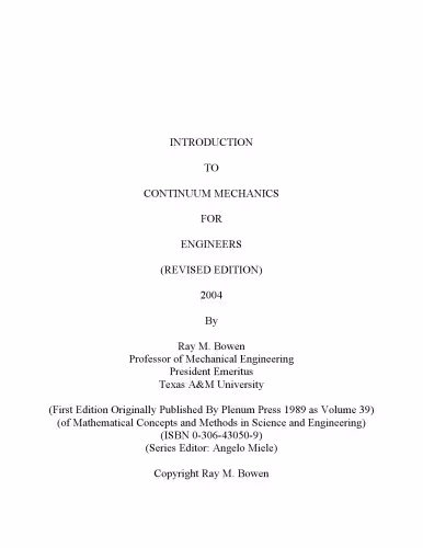 خرید و دانلود نسخه کامل کتاب Introduction to Continuum Mechanics for Engineers